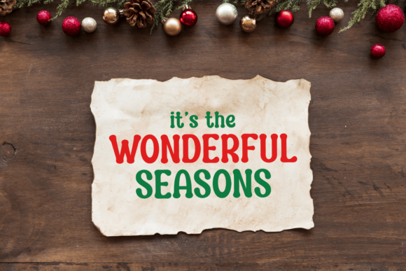 Christmas Magical Font - Preview 3