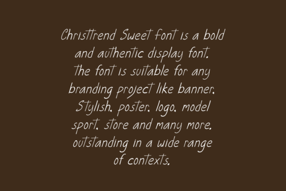 Christtrend Sweet Font - Preview 3