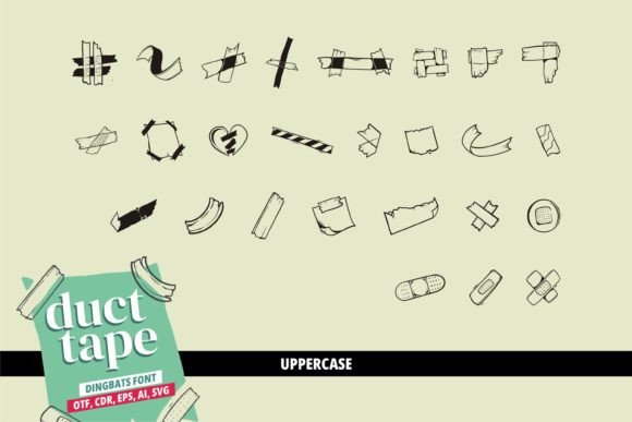 Duct Tape Font - Preview 1