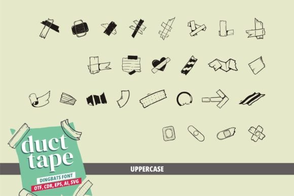 Duct Tape Font - Preview 2
