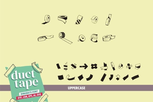 Duct Tape Font - Preview 3