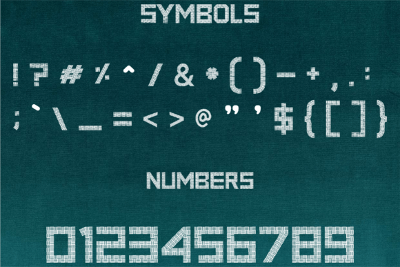 Fabric Font - Preview 1