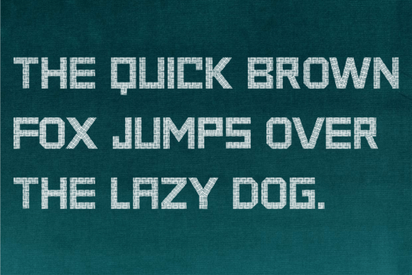 Fabric Font - Preview 2