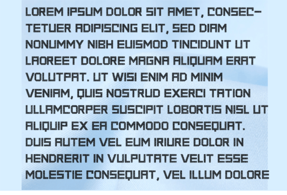 Fabric Font - Preview 3