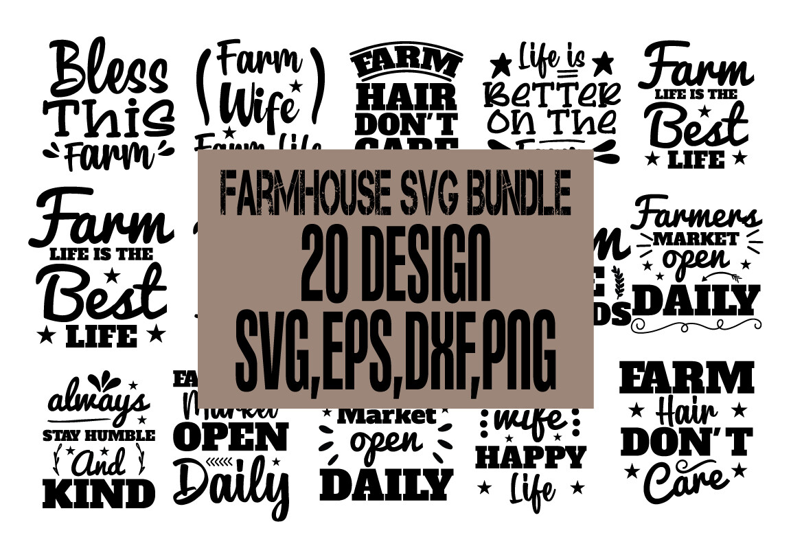 Farmhouse SVG Bundle Graphic by Mimi graphic · Creative Fabrica