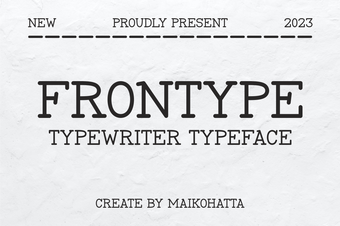 Frontype preview, placeholder image