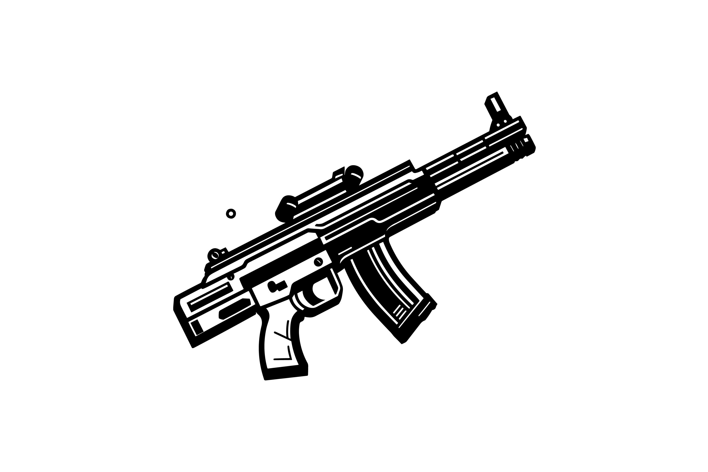 Graphics Style Gun Gun Graphic by Mahak Arts · Creative Fabrica