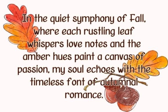 In My Fall Era Font font preview - 2