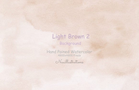 Light Brown Beige Watercolor Background