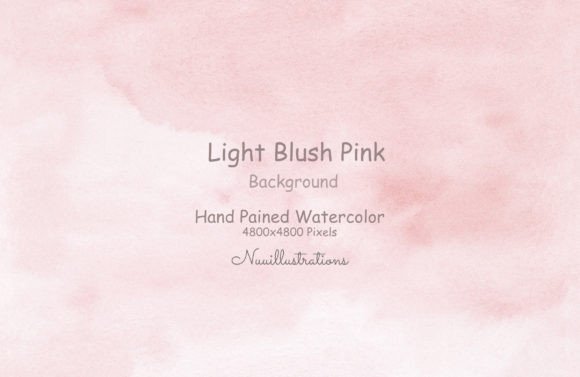 Light Blush Pink Watercolor Background