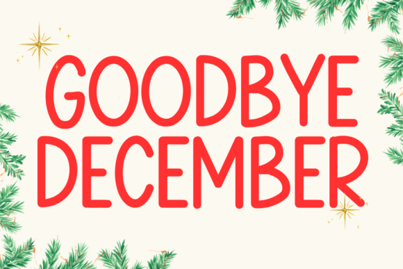 Merry Holly Font PNG with transparent background - Preview 1