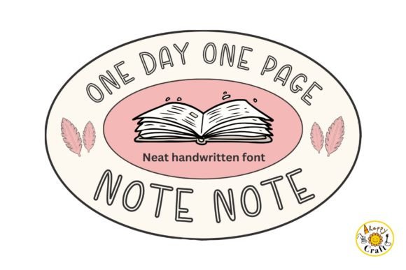 Note Note Font font preview - 1
