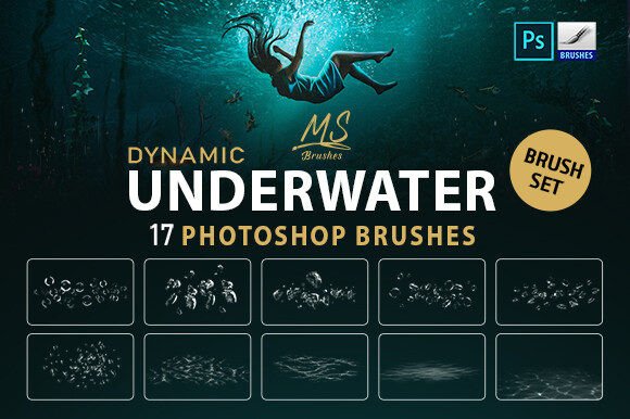 Underwater Photoshop Brushes Grafik Pinsel Von mohamedsaber