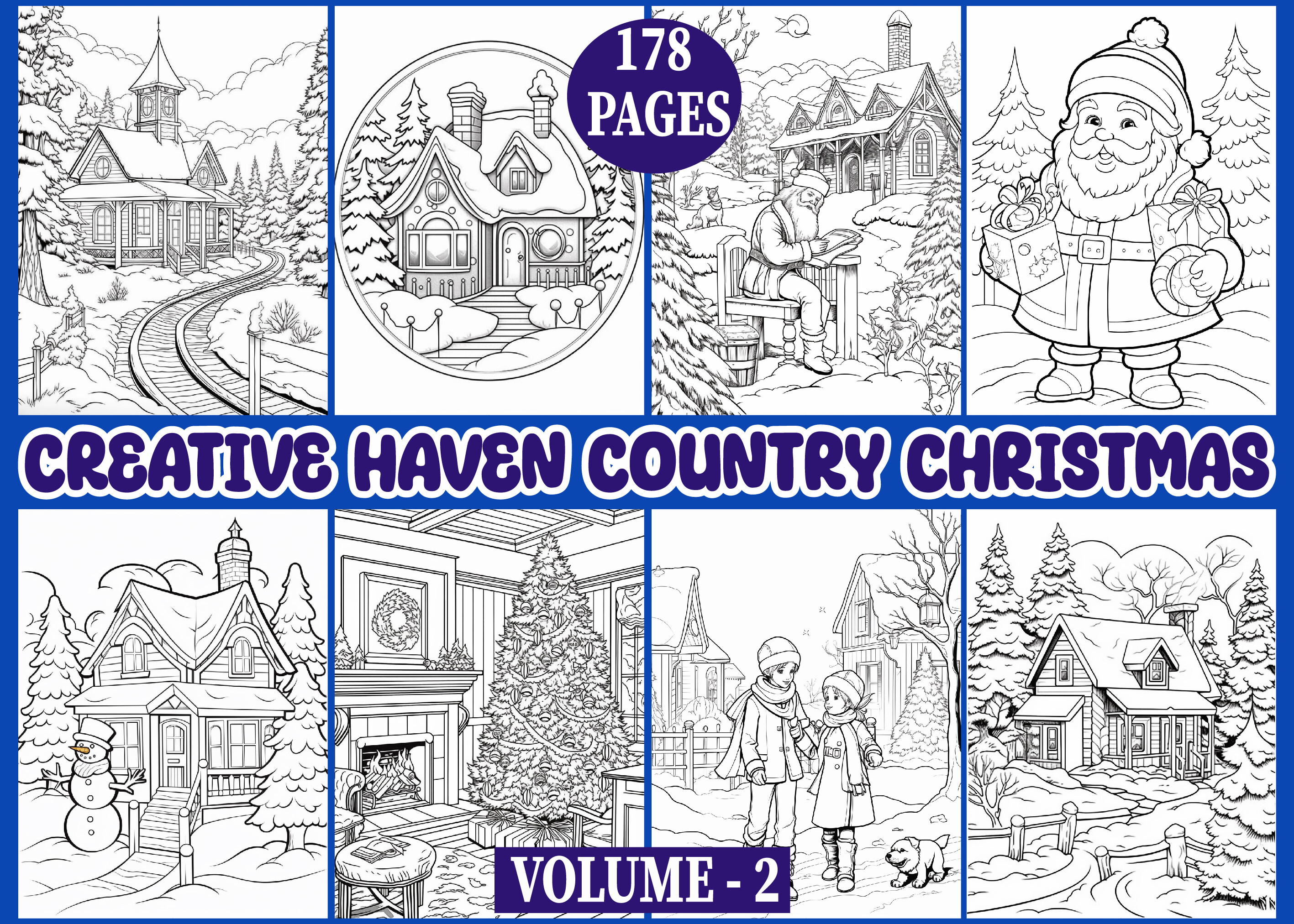 178 Creative Haven Country Christmas