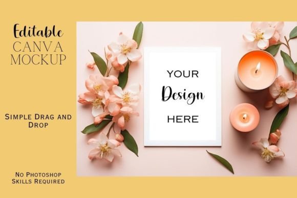 Canva Flat Lay Mockup