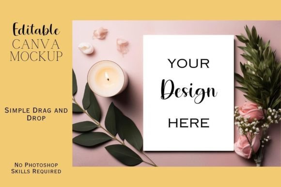 Canva Flat Lay Mockup