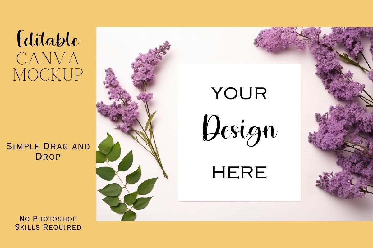 Canva Flat Lay Mockup