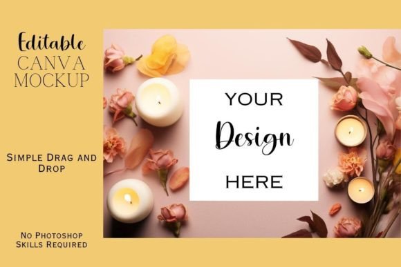 Canva Flat Lay Mockup