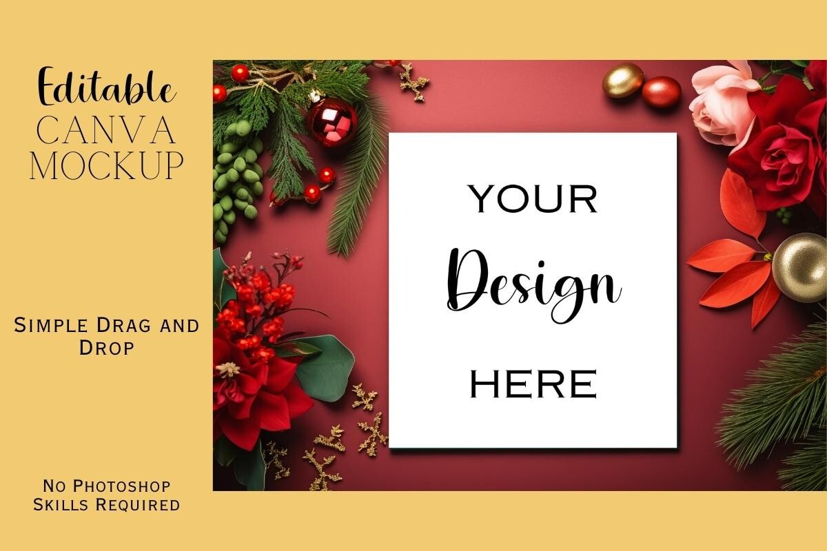 Canva Flat Lay Mockup