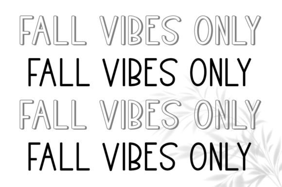 Creative Shadows Font PNG with transparent background - Preview 3