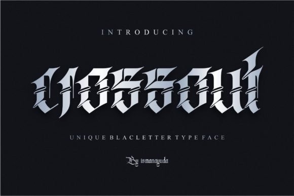 Crossout Font - Preview 1
