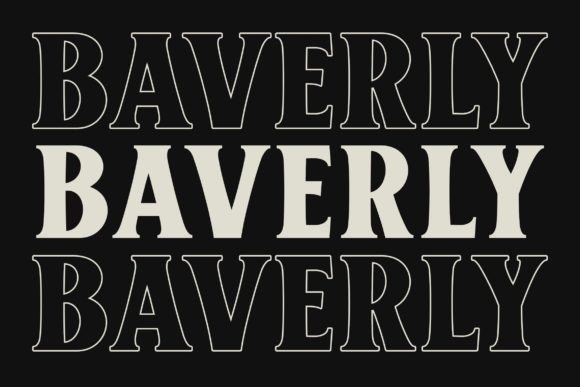 Helvers Font PNG with transparent background - Preview 3