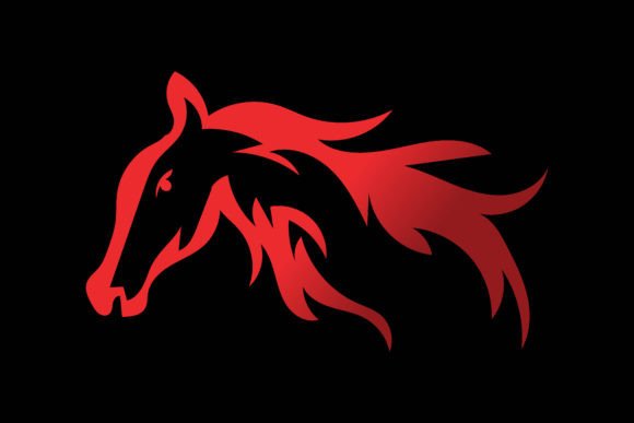 Horse Logo Template Vector Icon Design