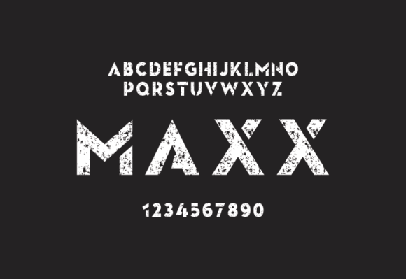 Maxx Font PNG with transparent background - Preview 2