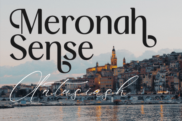 Rokuna Alenthush Duo Font PNG with transparent background - Preview 1