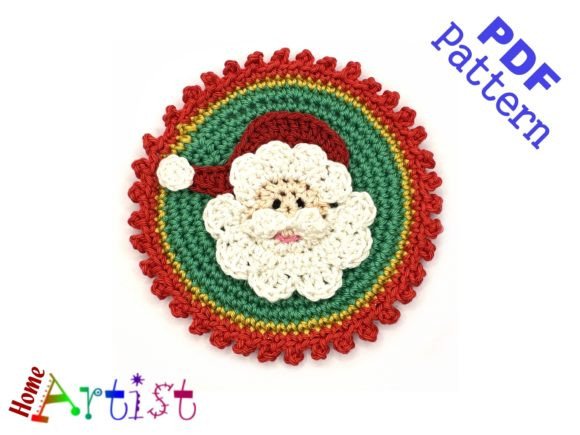 Santa Claus Patch Crochet