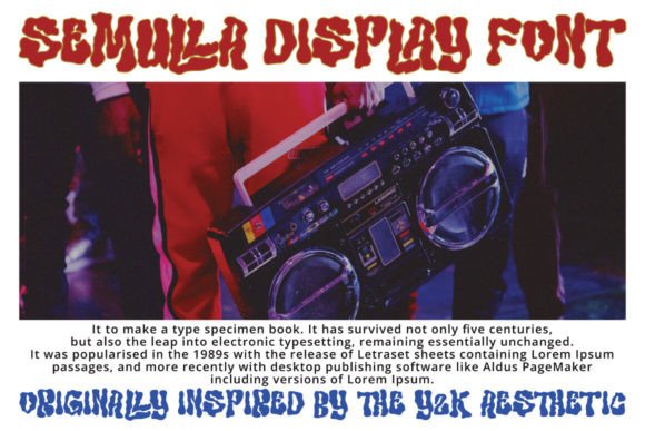 Semulla Font PNG with transparent background - Preview 3