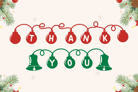 Balls Christmas Font - Preview 4
