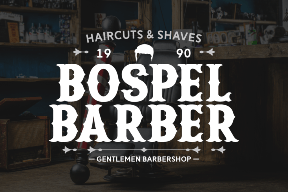 Brouky Rospel Font - Preview 1
