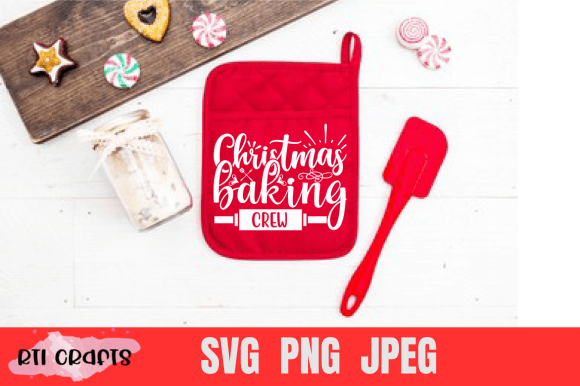 Christmas Baking Crew Svg Png Jpeg Graphics