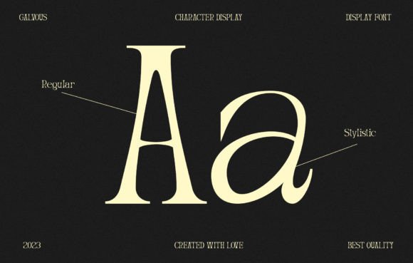 Galvous Font - Preview 3