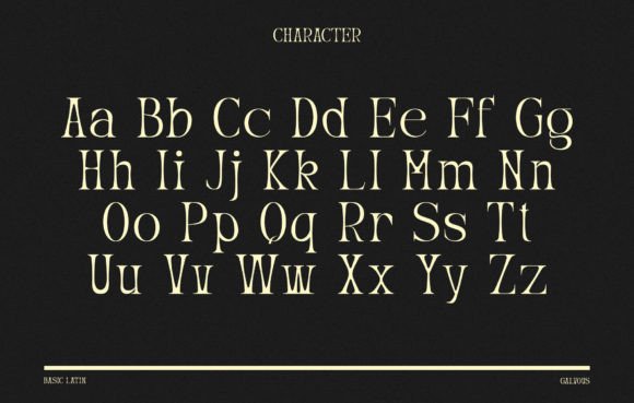 Galvous Font - Preview 5
