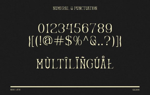 Galvous Font - Preview 6
