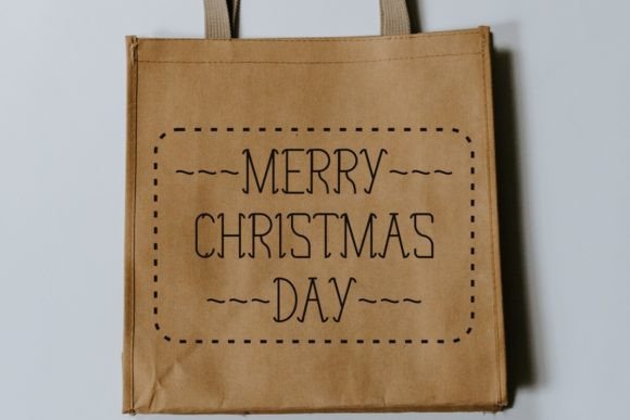 Holly Curves Font PNG with transparent background - Preview 3