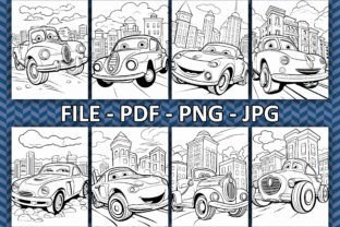 Sobuj Auto Rajpara Little Sports Car Coloring Page for Kids Graphic by Sobuj Store ...