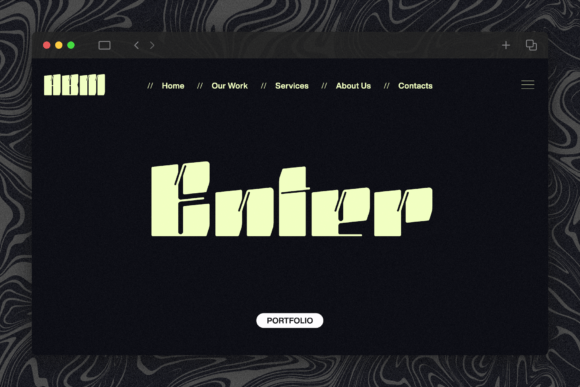 Abominio Font PNG with transparent background - Preview 5