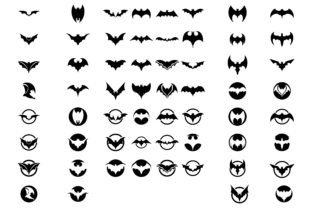 Bat Vector Logo Collection Graphic by marsono · Creative Fabrica