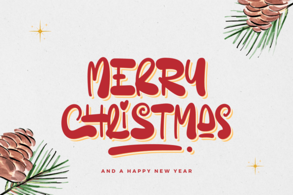 Blessed Christmas Font - Preview 1