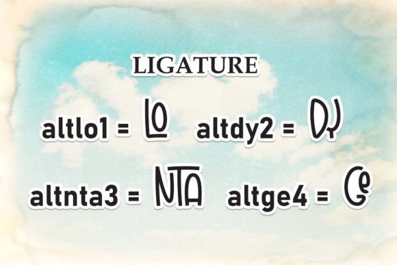 Cloudy Vintage Font - Preview 5