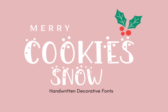 Cookies Snow Font - Preview 1