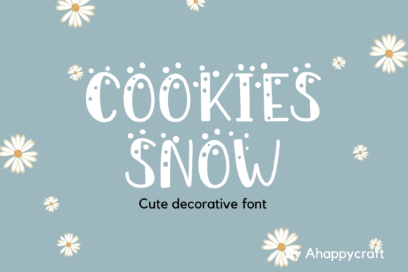Cookies Snow Font - Preview 6