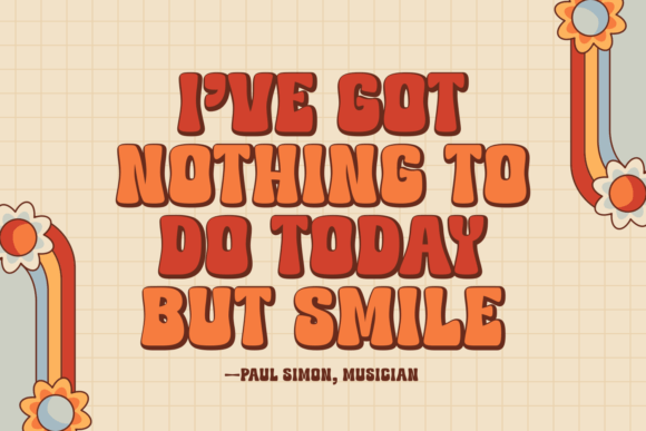 Enjoy Retro Font PNG with transparent background - Preview 2