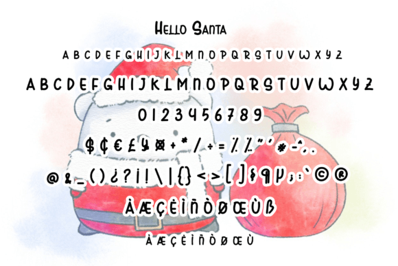 Hello Santa Font - Preview 5