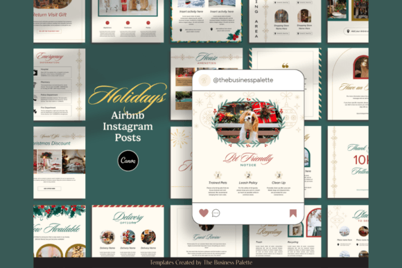 Holidays Airbnb Instagram Posts
