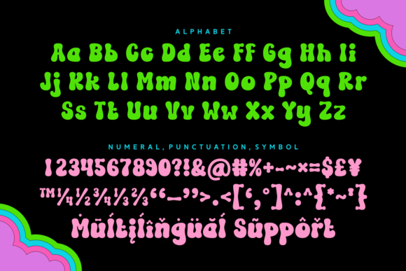 Magic Charm Font PNG with transparent background - Preview 4