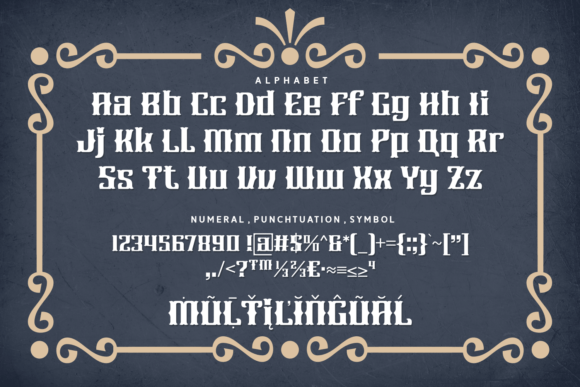 Ranta Vinta Font PNG with transparent background - Preview 4